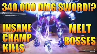 340,000+ DMG SWORD!? - Crazy PvE Titan Build for Master Content: Just CrushEverything - Destiny 2