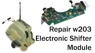 Quick Cheap Way to Repair Electronic Shift Module Mercedes Benz MB W203 by simple Trick Indonesia