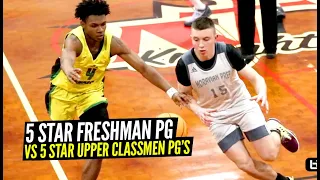 5 Star FRESHMAN Point Guard vs 5 Star UPPERCLASSMEN PGs! Eli Ellis vs Kylan Boswell & Dylan Andrews!