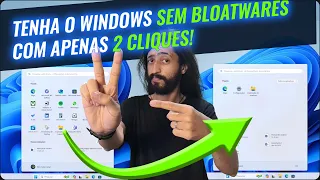 Como REMOVER os BLOATWARES do Windows em 2 cliques!!