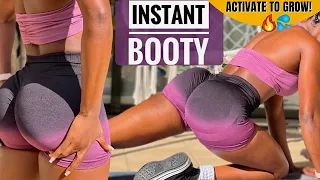 IMMEDIATE BOOTY PUMP You Need | GLUTE ACTIVATION Mandatory To GROW Bigger Butt Faster