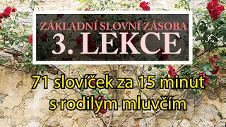 Slovní zásoba do ucha - 3. lekce