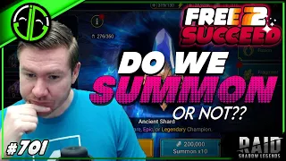 Should We Summon For Valkyrie Or NOT?? YOU DECIDE!!! | Free 2 Succeed - EPISODE 701