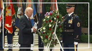 Biden marks Memorial Day with solemn remarks about fallen soldiers