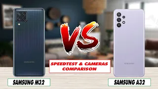 Samsung Galaxy M32 vs Galaxy A32 | SpeedTest and Camera comparison