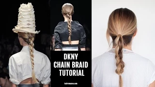 DKNY Braid - 3D Chain Link Braid Tutorial