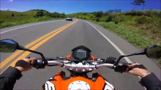 KTM DUKE 200 - ACELERANDO + ESCAPE WACS = PRESSÃO PURA!!