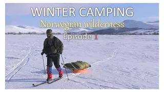 Arctic Winter Camping in Norway | 1 | Ski and Pulk