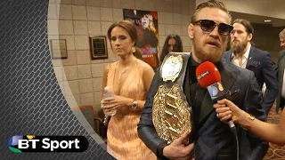 Conor McGregor UFC189 post-fight exclusive | BT Sport