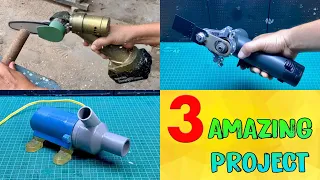 Diy 3 Amazing Tools From PVC Pipe And Motor 775