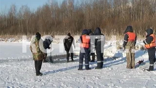 Последствия смертельного дрифта - спасатели не могут выловить машину, провалившуюся под лед