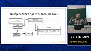 Базовый курс C++ (MIPT, ILab). Lecture 13. Проектирование