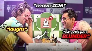 Magnus Carlsen's SHOCKING Blunder against Levon Aronian