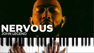 John Legend - NERVOUS (Piano Cover + Tutorial)