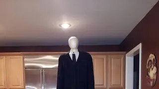 Building The Backpack Slenderman Costume 8 foot tall