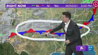 Rainy week setting up over Arkansas and Oklahoma