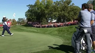 Rory McIlroy, Patrick Reed trade shots at the Ryder Cup