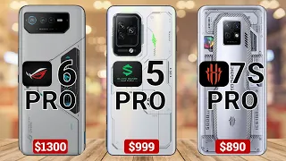 ROG Phone 6 Pro vs Black Shark 5 Pro vs Nubia Red Magic 7S Pro