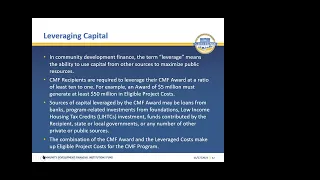 FY 2024 Capital Magnet Fund Overview