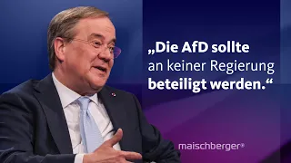 Armin Laschet warnt vor der AfD und kritisiert den Ukraine-Appell von Papst Franziskus |maischberger