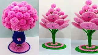 GULDASTA /BANGLES & WOOLEN FLOWER VASE/GULDASTA WITH PLASTIC BOTTLE &WOOL