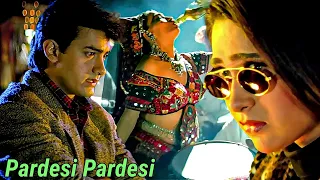 Pardesi Pardesi 💘90,s Love💘 karisma k | Aamir Khan | Udit Narayan | Alka Yagnik | #hindisong #90song