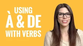 Ask a French Teacher #18 - Using Á & DE with verbs