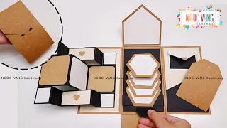 Scrapbook cổ điển dạng đứng (Vintage Scrapbook) - NGOC VANG Handmade