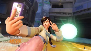 D.Va Rosy Hanbok Missile & Bomb 1+2 Kills*