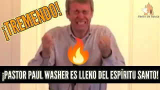 Pastor bautista PAUL  WASHER siendo lleno del Espíritu Santo 🔥🔥🔥 - Te hará llorar 😭😭😭