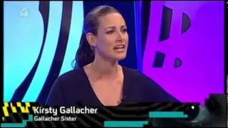 Kirsty Gallacher - extremely short skirt