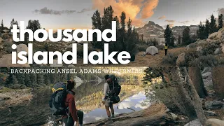 California Hidden Gems: Thousand Island Lake Loop | Ansel Adams Wilderness Backpacking