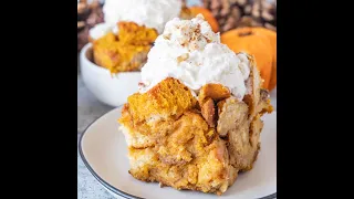 Easy Pumpkin Bread Pudding