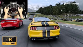 Forza Motorsport 2023 gameplay - Ford Mustang Shelby GT350R - Road America (Moza R5 steering wheel)