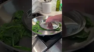 My sautéed garlic spinach recipe