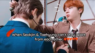 Taejin / JinV: When Seokjin & Taehyung can't stay apart from each other