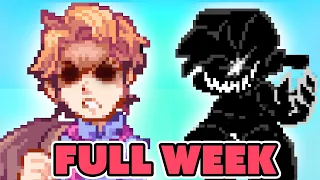 FRIDAY NIGHT FUNKIN' mod EVIL BOYFRIEND vs CORRUPT Senpai FULL WEEK! (New Remixes + Download!)