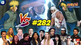 ⚡ Yellow Flash Minato vs Raikage and Killer Bee! Reaction MASHUP🔥 Shippuden 282 ナルト 疾風伝 海外の反応