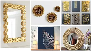 خلي بيتك متميز أفكار ✨ لصنع ديكورات تزيين حائط الصالة بأقل تكلفة#deco#diy#craft #home #ideas idée