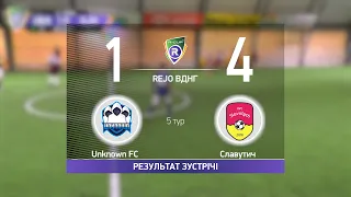 Обзор матча Unknown FC 1-4 Славутич  Турнир по мини футболу в городе Киев