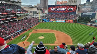 My First Cleveland Guardians Playoff Game at Progressive Field (October 7, 2022) ⚾️