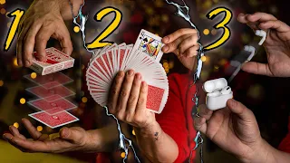 3 STRONG MAGIC TRICKS you can do ANYWHERE - Tutorial