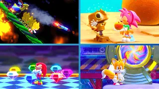 Sonic Superstars - ALL Character Specific Story Levels(HD)