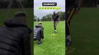 I tested Usain Bolt’s soccer skills