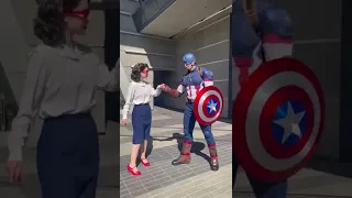 I Wore a Peggy Carter Outfit to Disneyland and Met Captain America