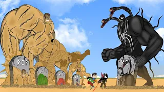 VENOM Monsters & Team Sandman:HULK ,SPIDERMAN -Returning from the Dead SECRET | FUNNY CARTOON MOVIE