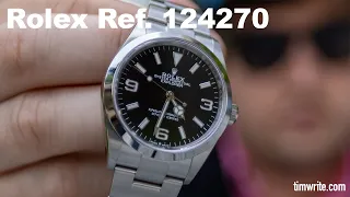 Rolex Explorer I 36mm Reference 124270 first impressions and review.