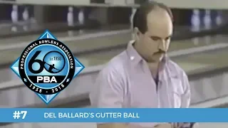 PBA 60th Anniversary Most Memorable Moments #7 - Del Ballard's Gutter Ball