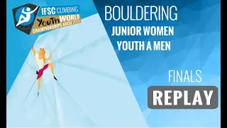 IFSC Youth World Championships Arco 2019 || Women's Boulder final J, Men's Boulder final YA