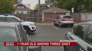 1-year-old boy among 3 shot on South Side